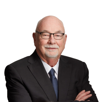 Older man in suit and glasses portrait