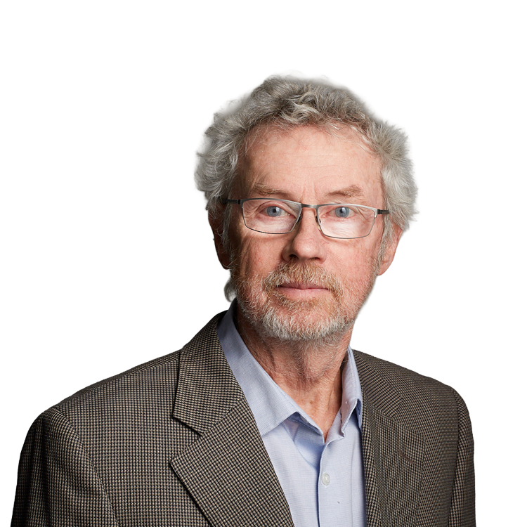 Portrait of older man with glasses and blazer